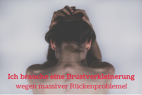 Foto della petizione:#Brustverkleinerung als Kassenleistung (Studie zur Mammareduktion)