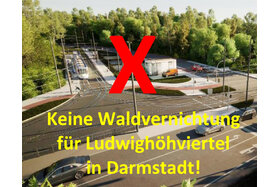 Pilt petitsioonist:#BügerInnen Darmstadts, aufgepasst! Keine Waldvernichtung für das Ludwighöhviertel.