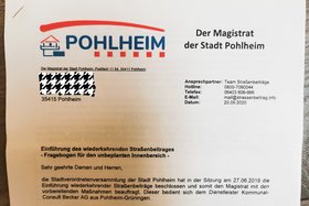 Bild der Petition: Bürger GEGEN Straßenbaubeiträge Pohlheim