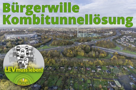 Slika peticije:Bürgerwille Kombilösung/Rheintunnel