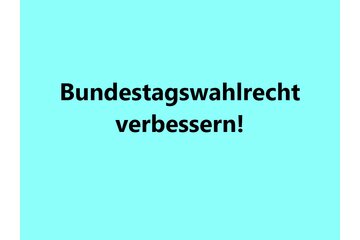 Billede af andragendet Bundestagswahlrecht soll gerechter und verständlicher werden