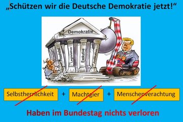 Image de la pétition Bundestagswahlzulassung einschränken - keine unheilvollen Charaktereigenschaften an die Macht