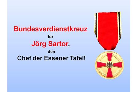 Bild der Petition: Bundesverdienstkreuz für Jörg Sartor, den Chef der Essener Tafel!