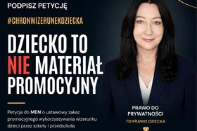 A petíció képe: Chroń Wizerunek Dzieci