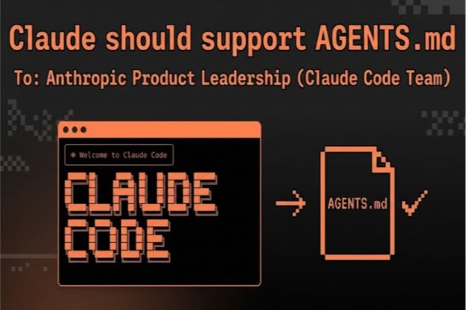 Immagine della petizione Claude should support AGENTS.md