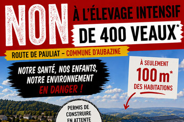 Bild der Petition Contre la création d’un élevage intensif bovin à Aubazine (route de Pauliat)