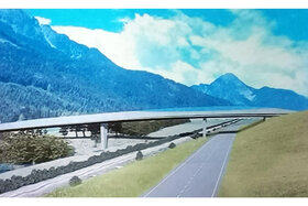 Petīcijas attēls:Gegen die Brücke in Innichen-West