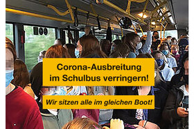 Petīcijas attēls:Corona-Ausbreitung im überfüllten Schulbus? Dringender Handlungsbedarf im LK Traunstein!