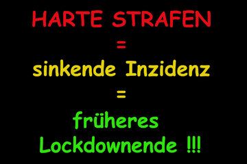 Image of the petition Corona Lockerungen durch härtere Strafen