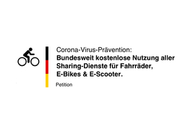 Bild der Petition: Corona-Prävention: Kostenloses Bike- & Escooter-Sharing in Städten als Alternative zum ÖPNV