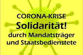Bild der Petition: Corona-Solidarität durch Mandatsträger und Staatsbedienstete
