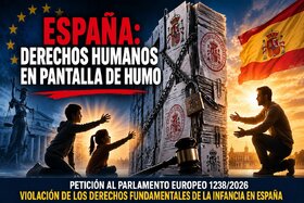 Imagen de la petición: Cortina de humo en España: vulneración de derechos infantiles (Petición UE 1238/2026)