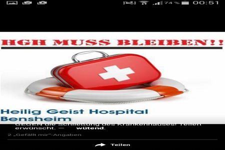 Foto e peticionit:Das Heilig Geist Hospital in Bensheim muss  erhalten bleiben