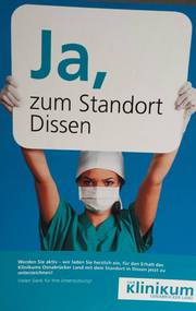 Изображение петиции:Das Klinikum Osnabrücker Land am Standort Dissen a.T.W. muss bleiben!!!