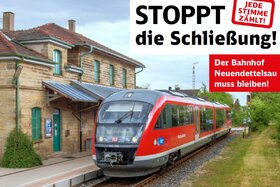 Slika peticije:Das Reisezentrum im Bahnhof Neuendettelsau muss geöffnet bleiben!