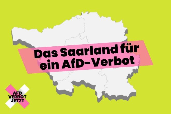 Bild der Petition Das Saarland für ein AfD-Verbot