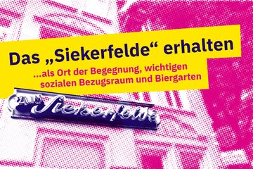 Bild der Petition Das Siekerfelde erhalten – als Ort der Begegnung, wichtigen sozialen Bezugsraum und Biergarten