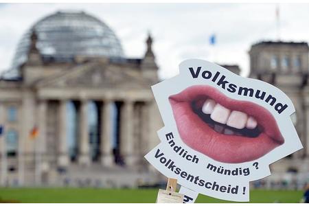 Kép a petícióról:Das Volk wieder in die Politik integrieren