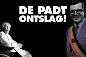 Picture of the petition:De Padt ontslag