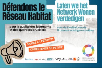 Image of the petition Défendons le Réseau Habitat pour la qualité des logements et des quartiers bruxellois