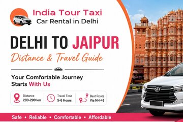 Bild der Petition Delhi to Jaipur Distance: Complete Travel Guide for a Comfortable Journey