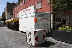 Bild der Petition: Der Imbisswagen am Café Weichhardt gehört seit vielen Jahren zum Schützenfest in der Biberacher Inne