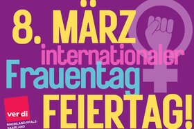 Immagine della petizione: Der Internationale Frauentag 8. März soll gesetzlicher Feiertag in Rheinland-Pfalz werden