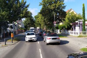 Foto e peticionit:Der Malchower Weg in Berlin Alt-Hohenschönhausen muss verkehrssicherer werden - für alle!