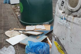 Bild der Petition: Der Müll muss weg auf dem Schulweg in der Werderau