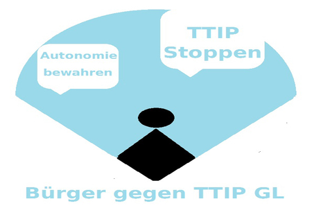 Billede af andragendet:Der Rat der Stadt Bergisch Gladbach soll eine Resolution gegen die Abkommen TTIP & CETA beschliessen