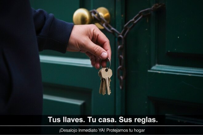 Billede af andragendet ¡Desalojo Inmediato YA! Protejamos tu hogar: Ni un okupa más en tu vivienda