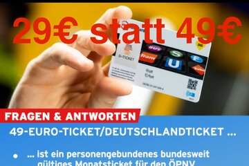 Bild der Petition Deutschlandticket von 49 € auf 29€ reduzieren & verpflichtend für Kfz-Halter:innen in Metropolen