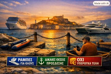 Bild der Petition Διασφάλιση ισότιμης πρόσβασης των κατοίκων της Κέρκυρας στη θάλασσα