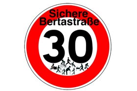 Bild der Petition: Die Bertastraße in Gerresheim muss JETZT sicher werden! Für Tempo 30 auf der ganzen Bertastraße!