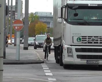 Foto e peticionit:Die Bismarckstraße muss fahrradfreundlich werden!