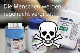 Малюнок петиції:Die Menschen werden regelrecht vergiftet! Hydroxychloroquin - COVID-19 - G6PD-Mangel