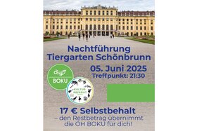 Image of the petition: Die ÖH Boku soll kein Tierleid unterstützen und keine (Nacht)ausflüge in Zoos finanzieren!