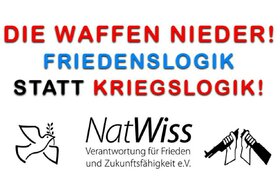 Foto da petição:Die Waffen nieder! Friedenslogik statt Kriegslogik!