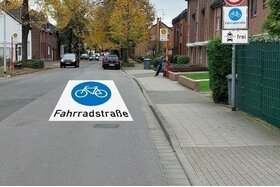 Bilde av begjæringen:Die Willicher Innenstadt soll einfacher und sicherer mit der Fahrrad erreichbar werden