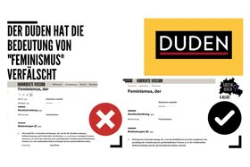 Picture of the petition:Duden, gebt uns Frauen die Bedeutung unserer Bewegung zurück!