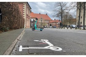 Bild der Petition: E-Roller Parkzonen entlang des Rheins