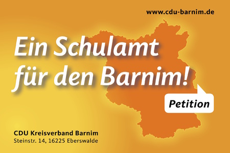 Bild der Petition: Ein Schulamt für den Barnim!