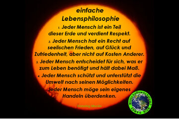Bild der Petition Einfache Lebensregeln helfen uns allen.