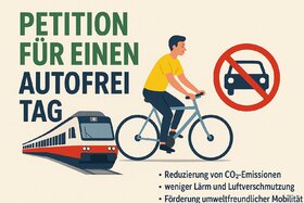 Image of the petition: Einführung eines nationalen autofreien Tages in der Schweiz – für Klima, Gesundheit und Gemeinschaft