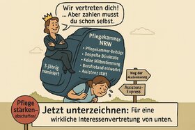 Peticijos paveikslėlis: Eingabe zur Auflösung der Pflegekammer NRW – Petition über openPetition eingereicht