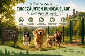 Bild der Petition Eingezäunte Hundeauslauffläche in Bad Münstereifel