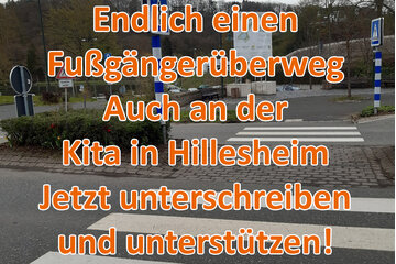 Bild der Petition Einrichtung Fußgängerüberweg Prümer Straße 54576 Hillesheim