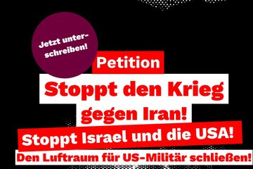 Obraz petycji Stoppt den Krieg gegen Iran und Libanon