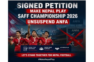 Imagen de la petición Ensure Nepal becomes eligible to participate in the 2026 SAFF Championship.