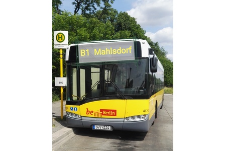 Peticijos nuotrauka:Buslinie auf B1/B5 von Mahlsdorf in die Innenstadt
